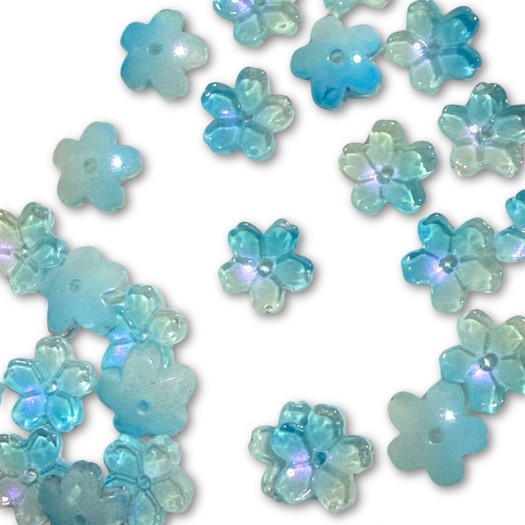 Glass flower 9 to 10 MM