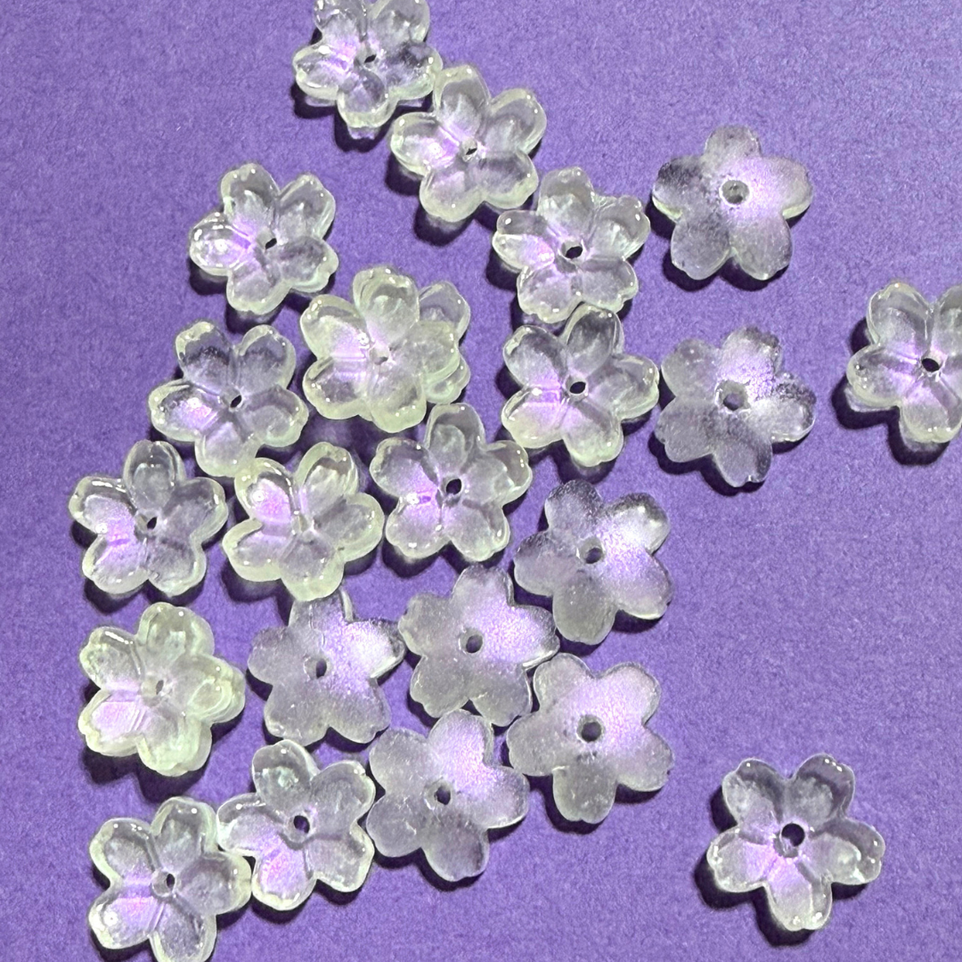 Glass flower 9 to 10 MM