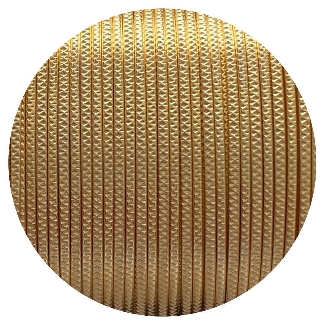 Gold-colored Textured wire, Diamantado Model.