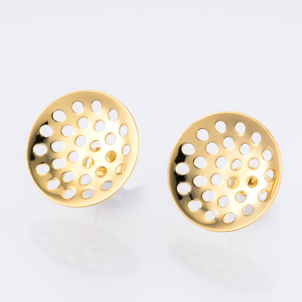 304 stainless steel earring bases for making jewelry (5 pair)