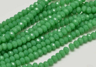 Rondel Faceted Crystal 4 x 3.6 mm