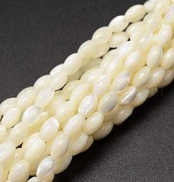Perla natural por hebras 35 cm