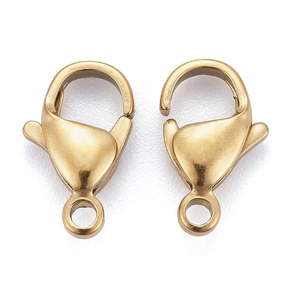 Clasp 304 stainless steel lobster,  (brooch)