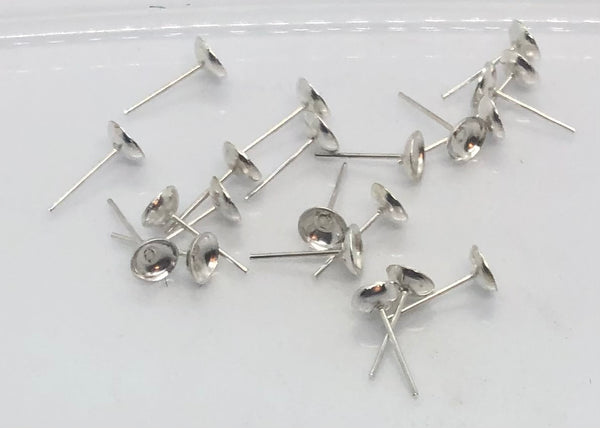 Base for silver fantasy earrings