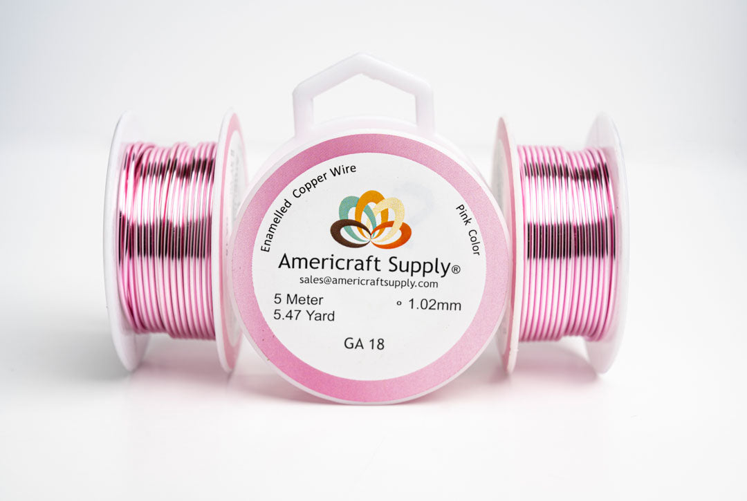 Pink Color Wire Brand AMERICRAFT SUPPLY